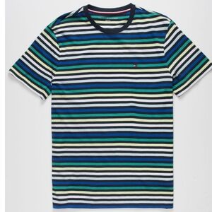 Mens Tommy Hilfiger Stripe T-Shirt - Size XL